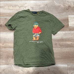 Ralph Lauren Olive Polo Bear Tee